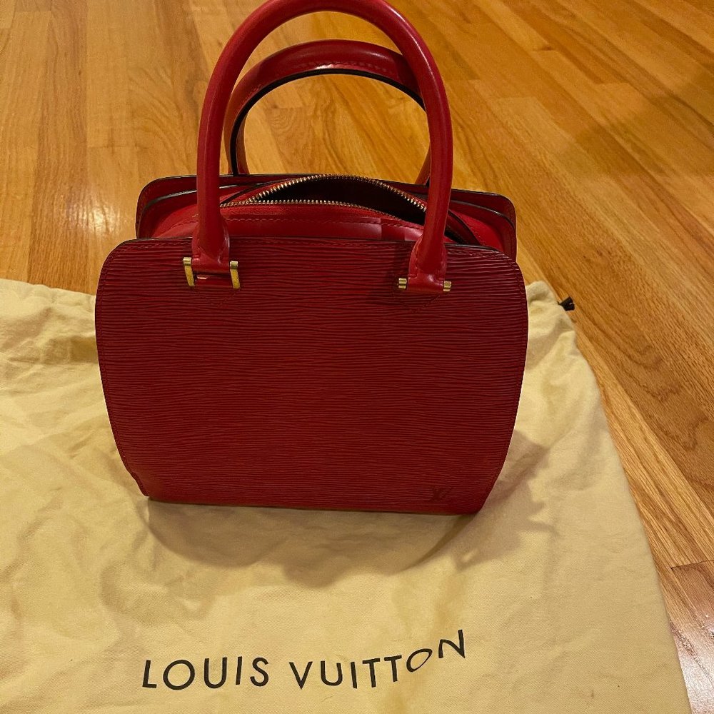 Louis Vuitton Red Epi Leather Bag